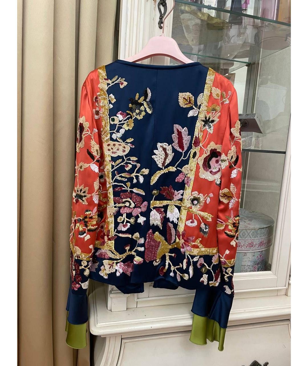 VALENTINO Мульти шелковый жакет/пиджак, фото 2