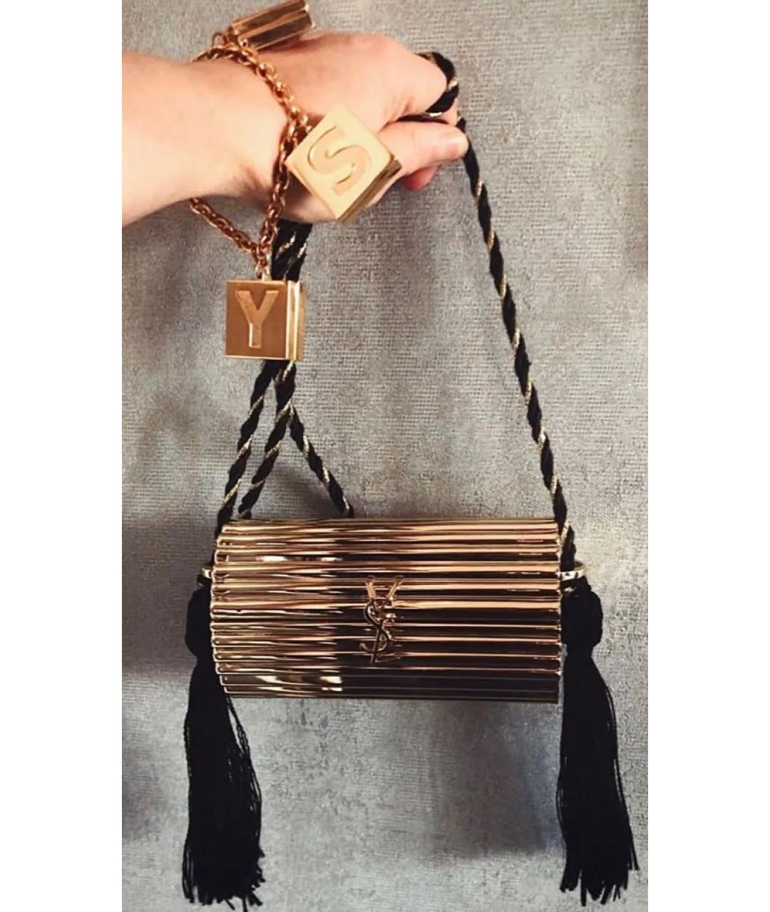 SAINT LAURENT Желтый браслет, фото 5