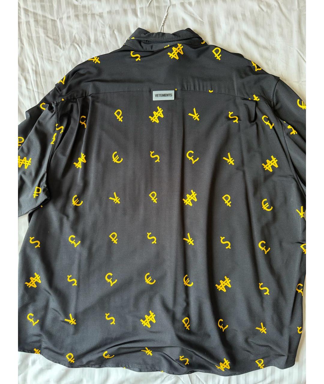 VETEMENTS Черная вискозная рубашка, фото 4