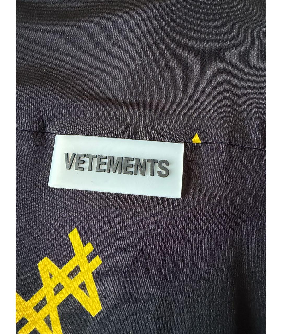 VETEMENTS Черная вискозная рубашка, фото 7