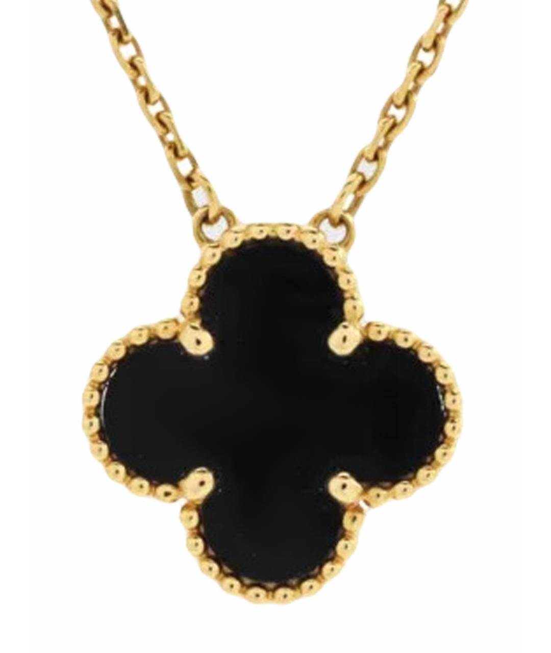 VAN CLEEF & ARPELS Черное колье из желтого золота, фото 6