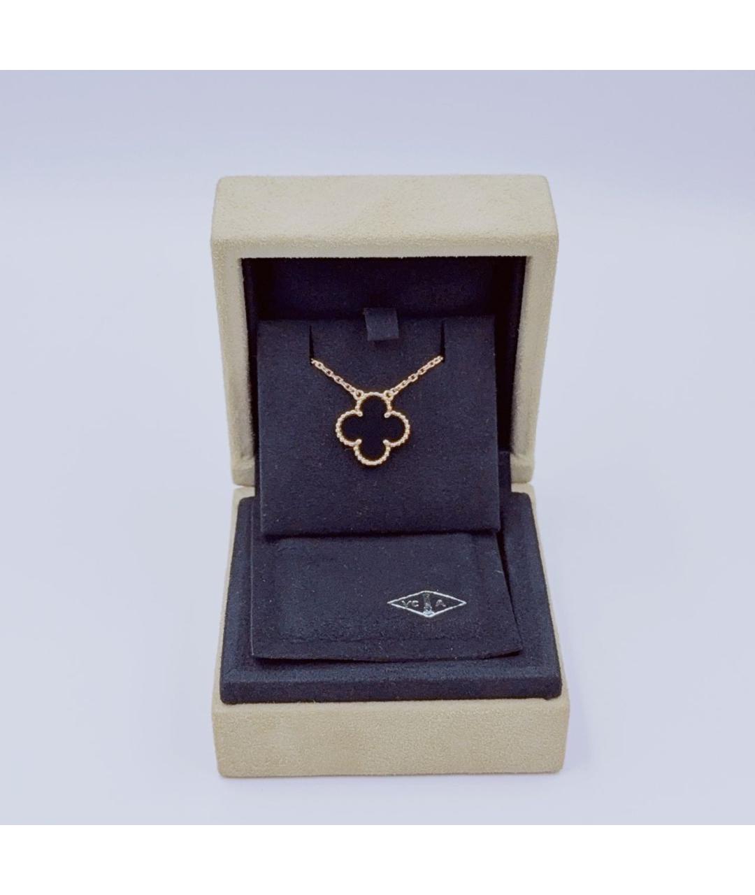 VAN CLEEF & ARPELS Черное колье из желтого золота, фото 3