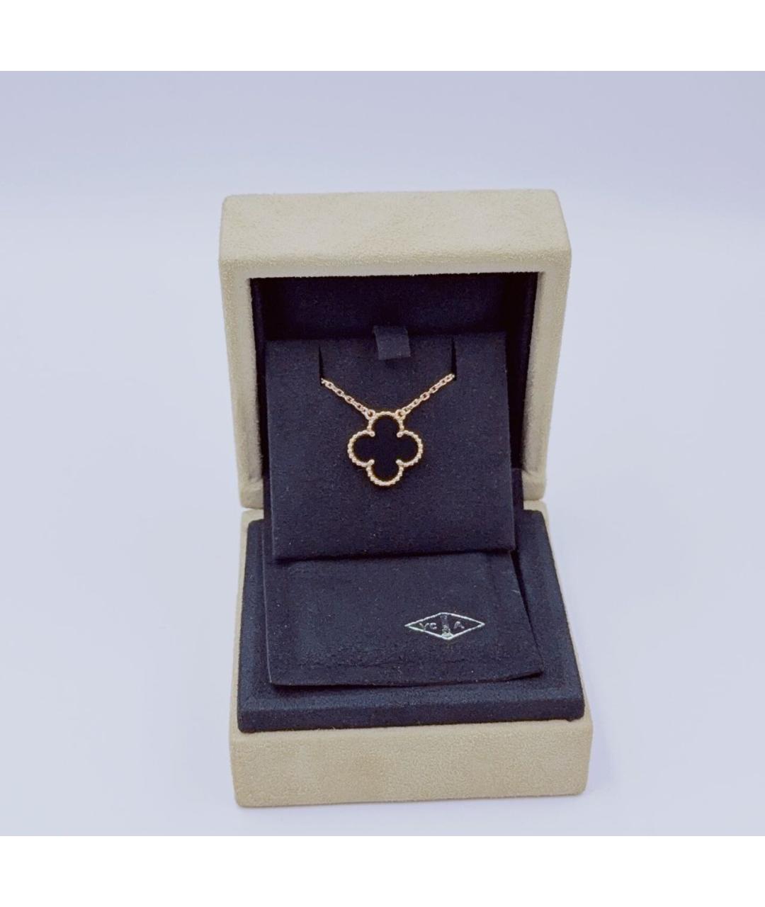 VAN CLEEF & ARPELS Черное колье из желтого золота, фото 2