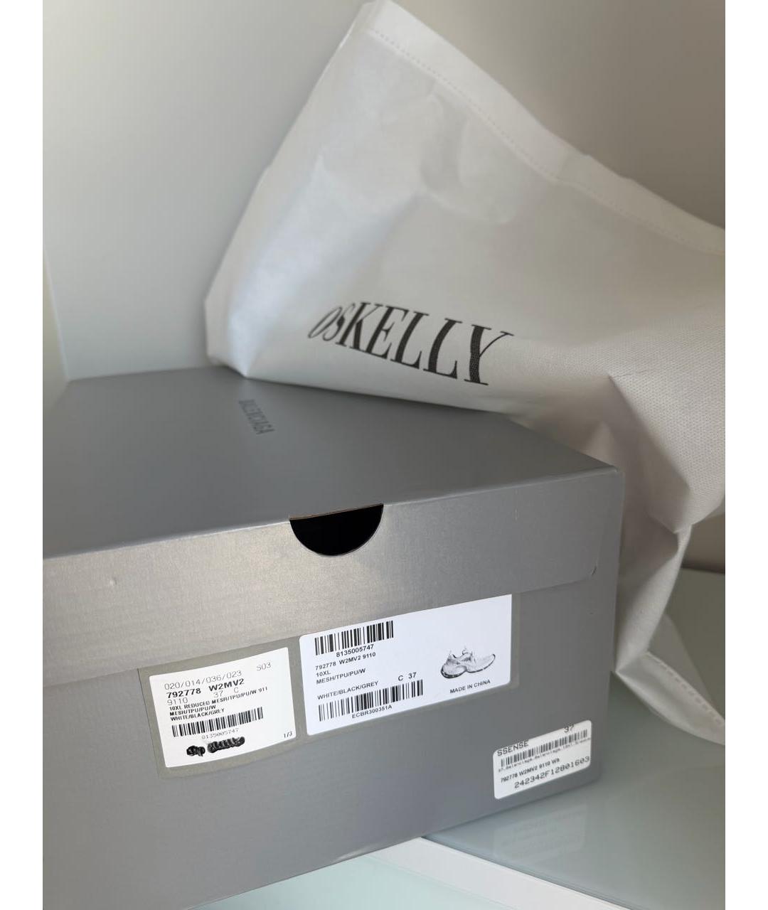 BALENCIAGA Белые кроссовки, фото 7