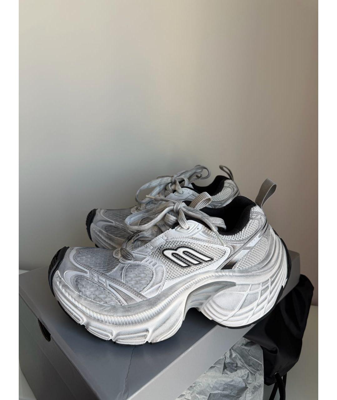 BALENCIAGA Белые кроссовки, фото 2