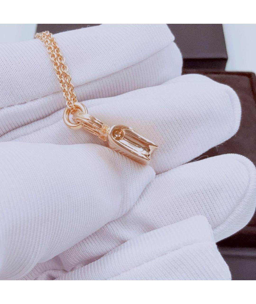 HERMES Розовое колье из розового золота, фото 4