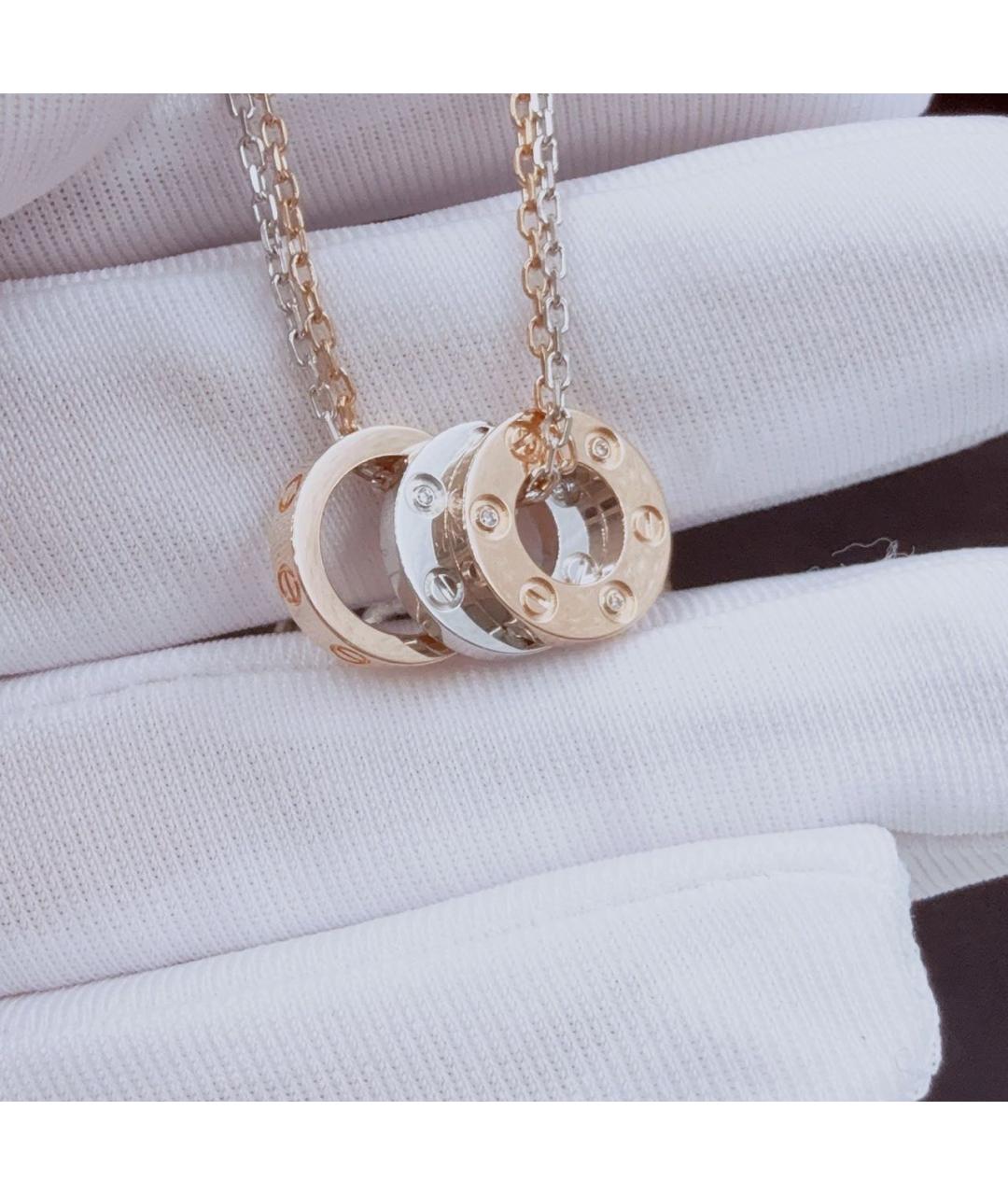 CARTIER Мульти колье из розового золота, фото 5