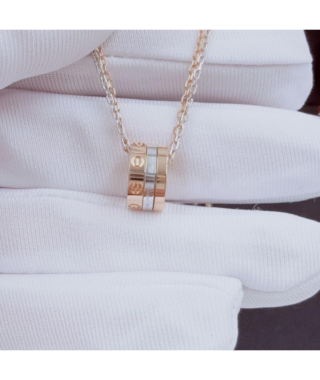 CARTIER Мульти колье из розового золота, фото 3