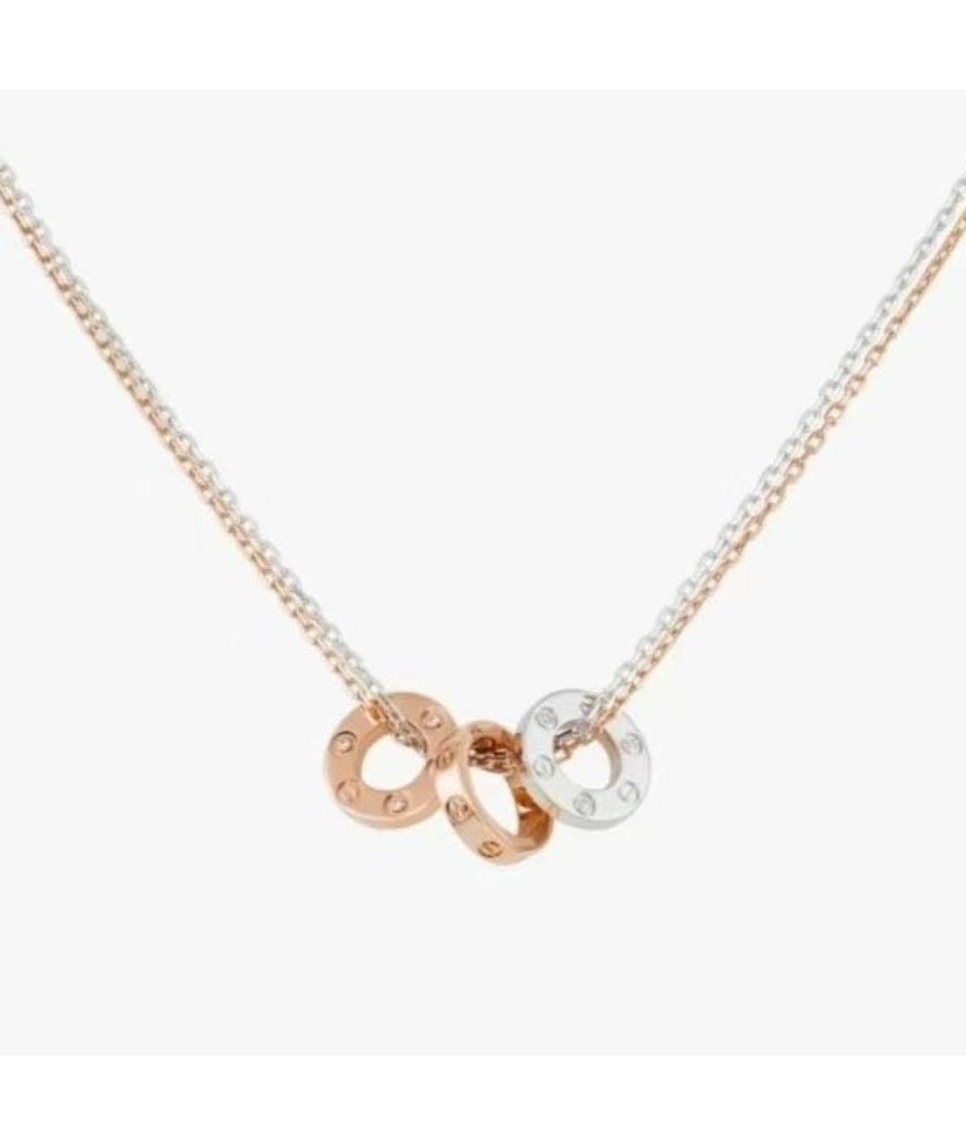 CARTIER Мульти колье из розового золота, фото 9