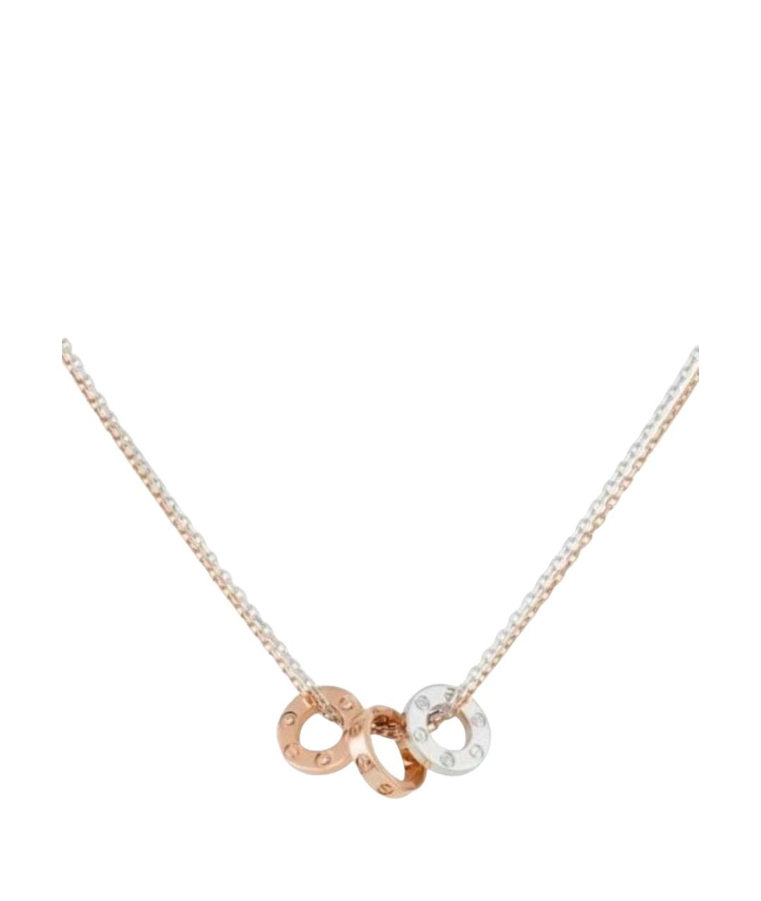 CARTIER Мульти колье из розового золота, фото 1