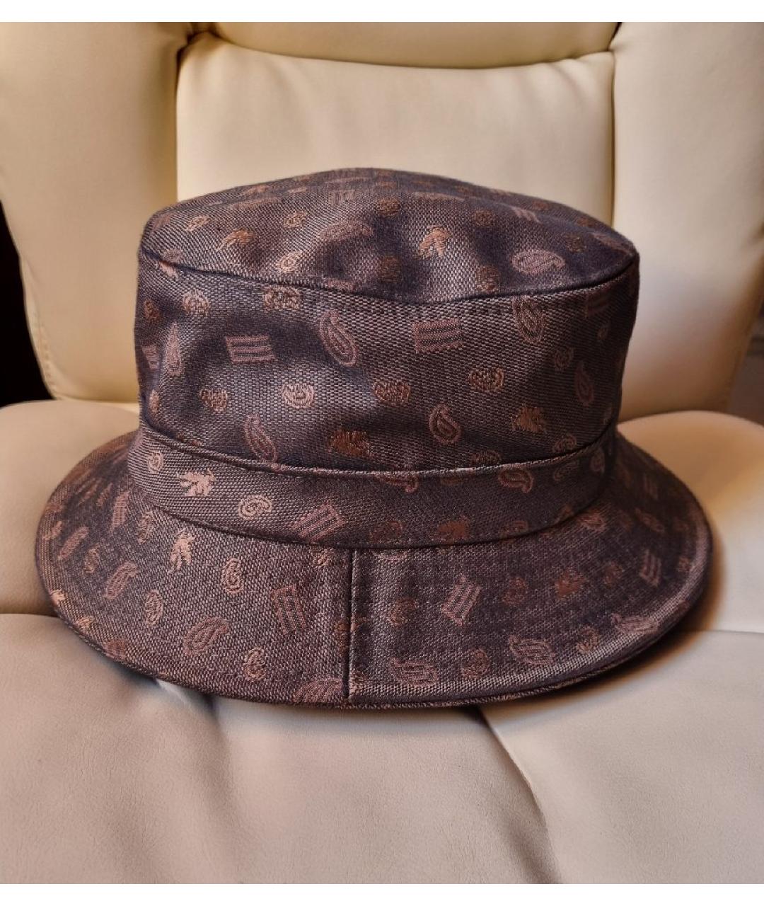 ETRO Коричневая хлопковая панама, фото 2