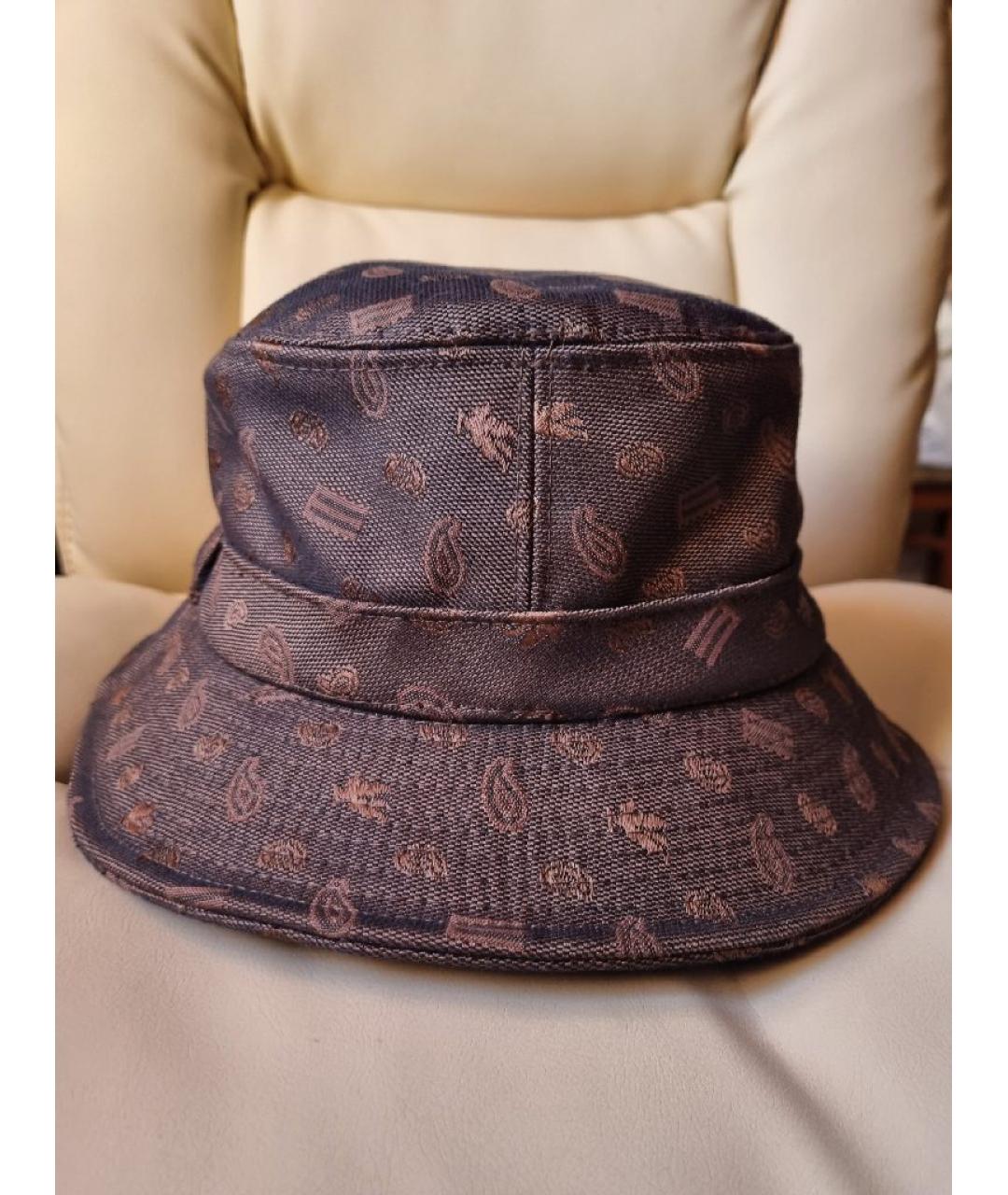 ETRO Коричневая хлопковая панама, фото 3