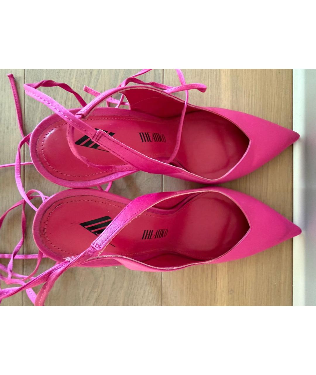 THE ATTICO Фуксия текстильные туфли, фото 2