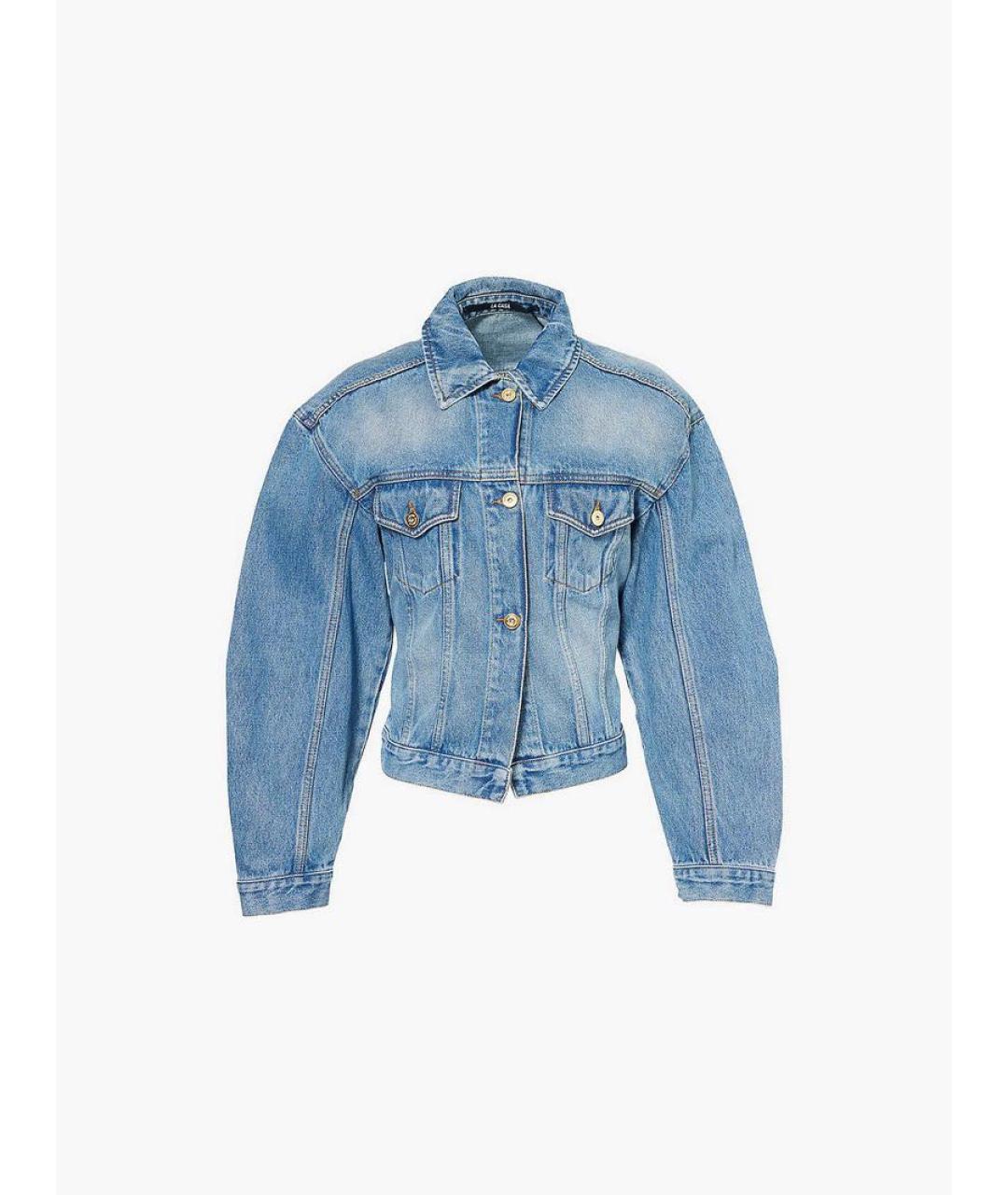 JACQUEMUS Голубая хлопковая куртка, фото 9