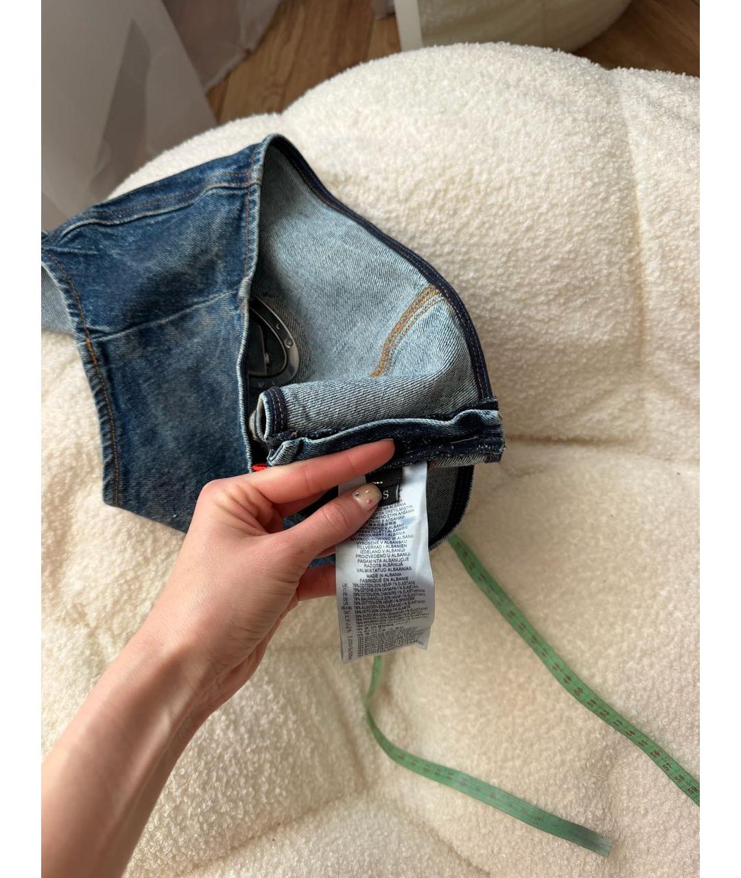 DIESEL Голубая деним майка, фото 3