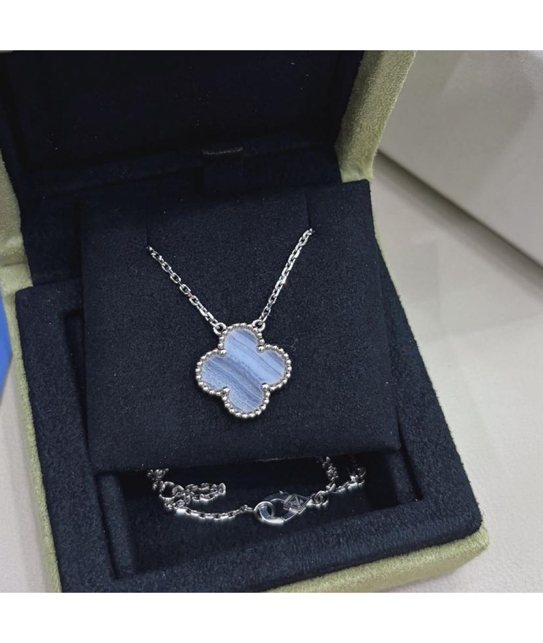 VAN CLEEF & ARPELS Фиолетовое колье из белого золота, фото 2