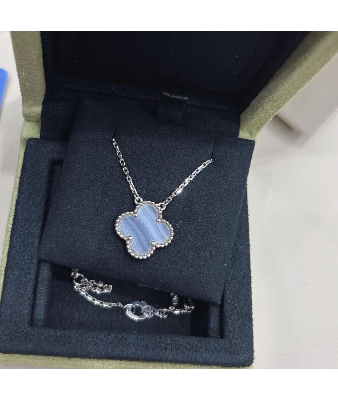 VAN CLEEF & ARPELS Фиолетовое колье из белого золота, фото 3