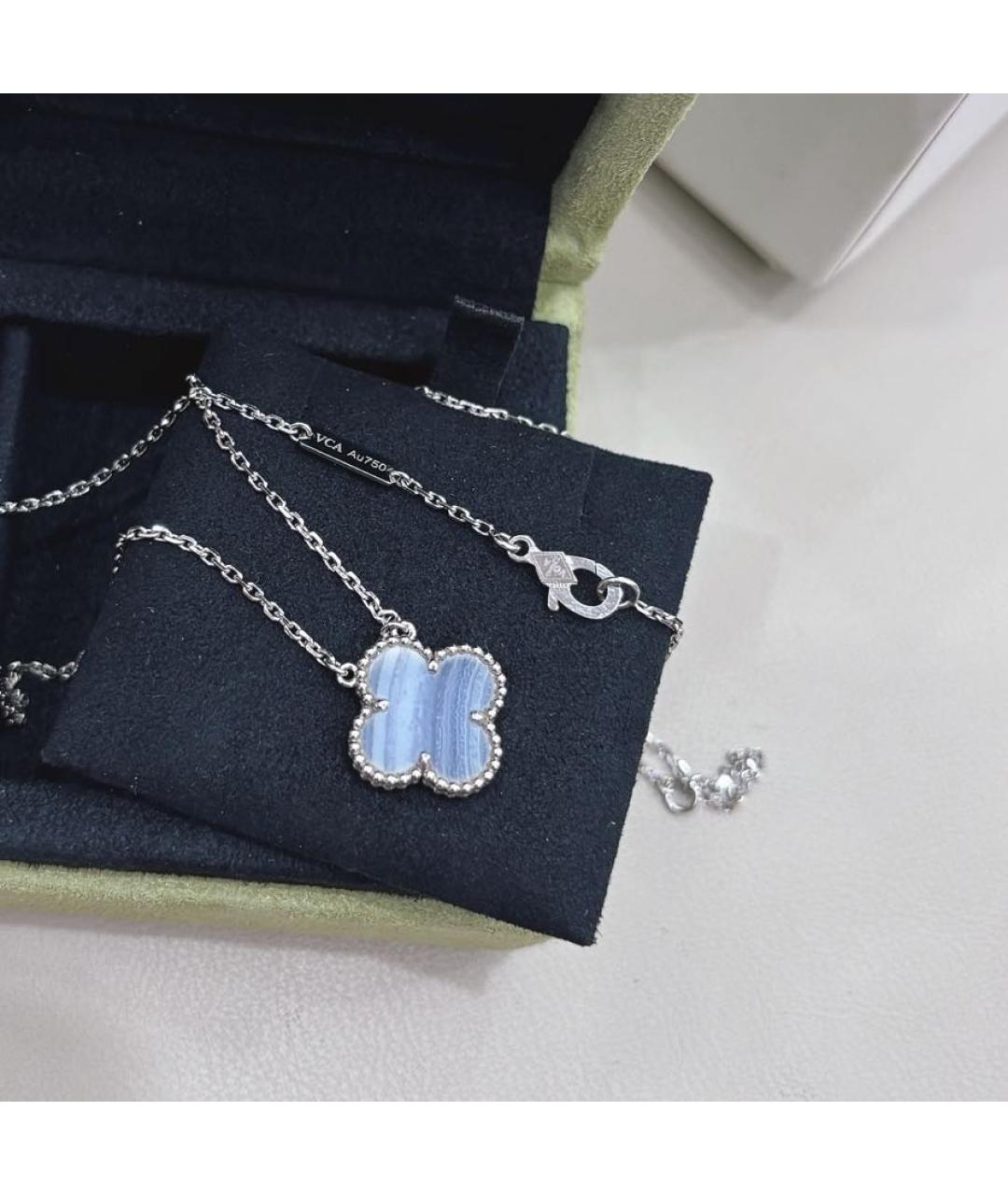 VAN CLEEF & ARPELS Фиолетовое колье из белого золота, фото 4