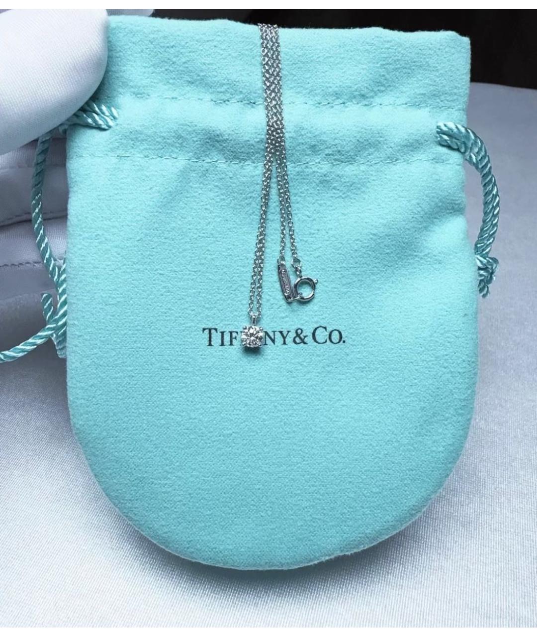 TIFFANY&CO Серебряное платиновое колье, фото 3