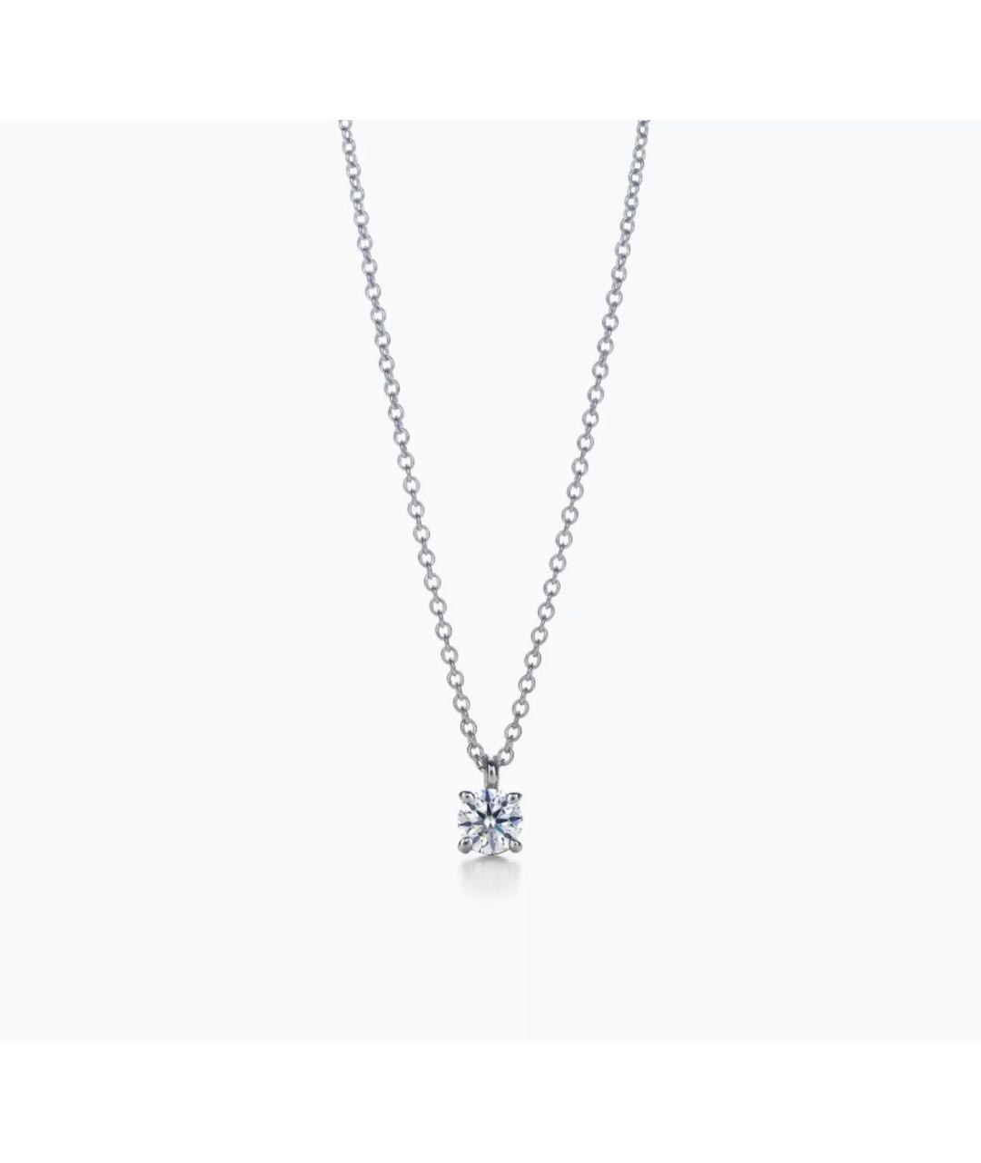 TIFFANY&CO Серебряное платиновое колье, фото 5