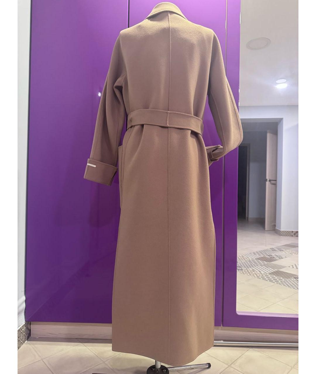 MAX MARA Бежевое шерстяное пальто, фото 2