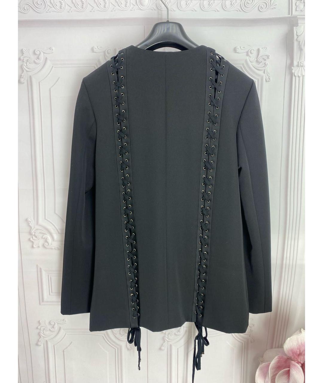 DOLCE&GABBANA Черный шерстяной жакет/пиджак, фото 2