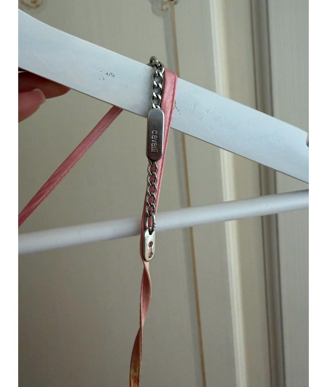 JUST CAVALLI Мульти шелковое коктейльное платье, фото 4