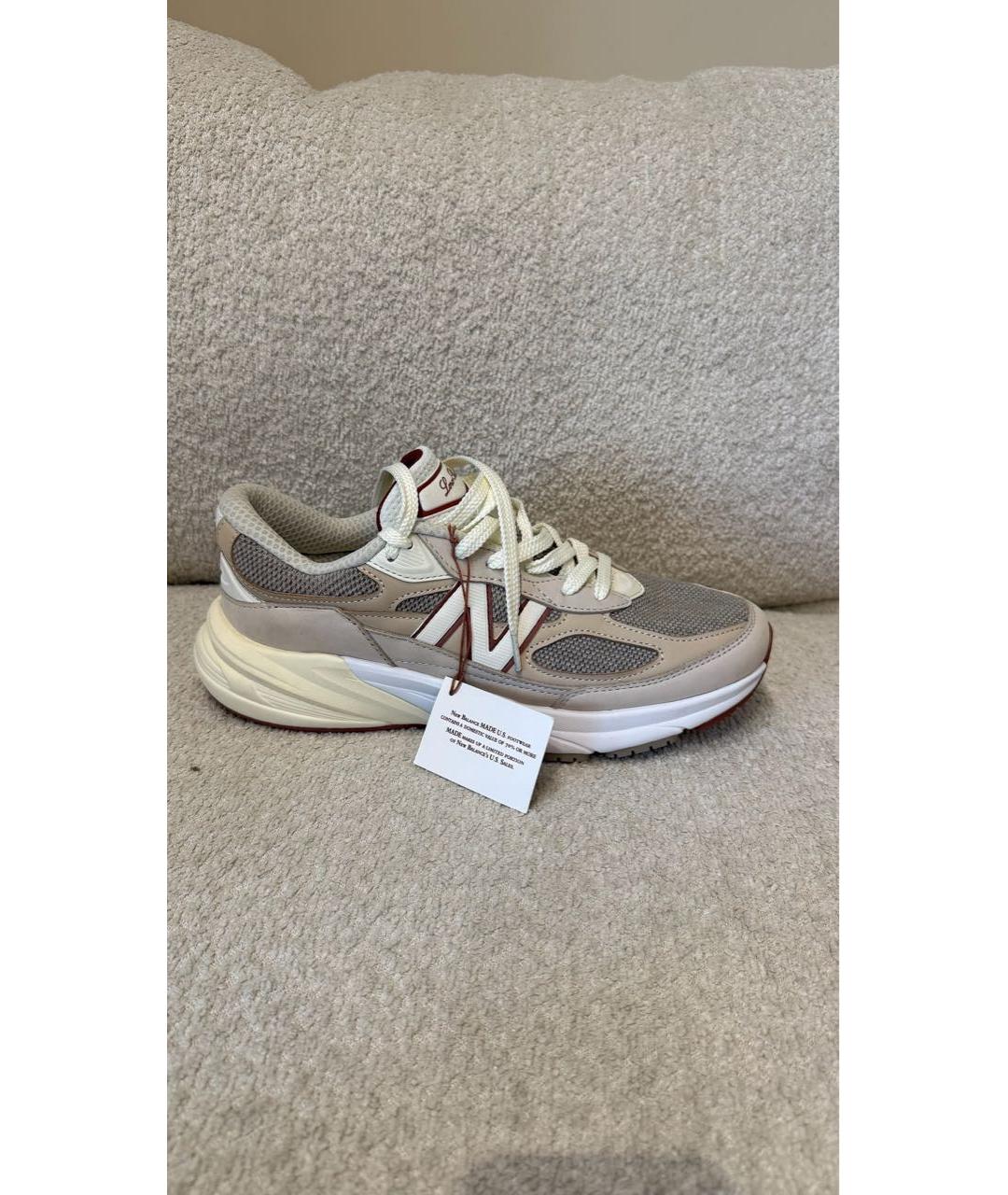 LORO PIANA Бежевые низкие кроссовки / кеды, фото 9