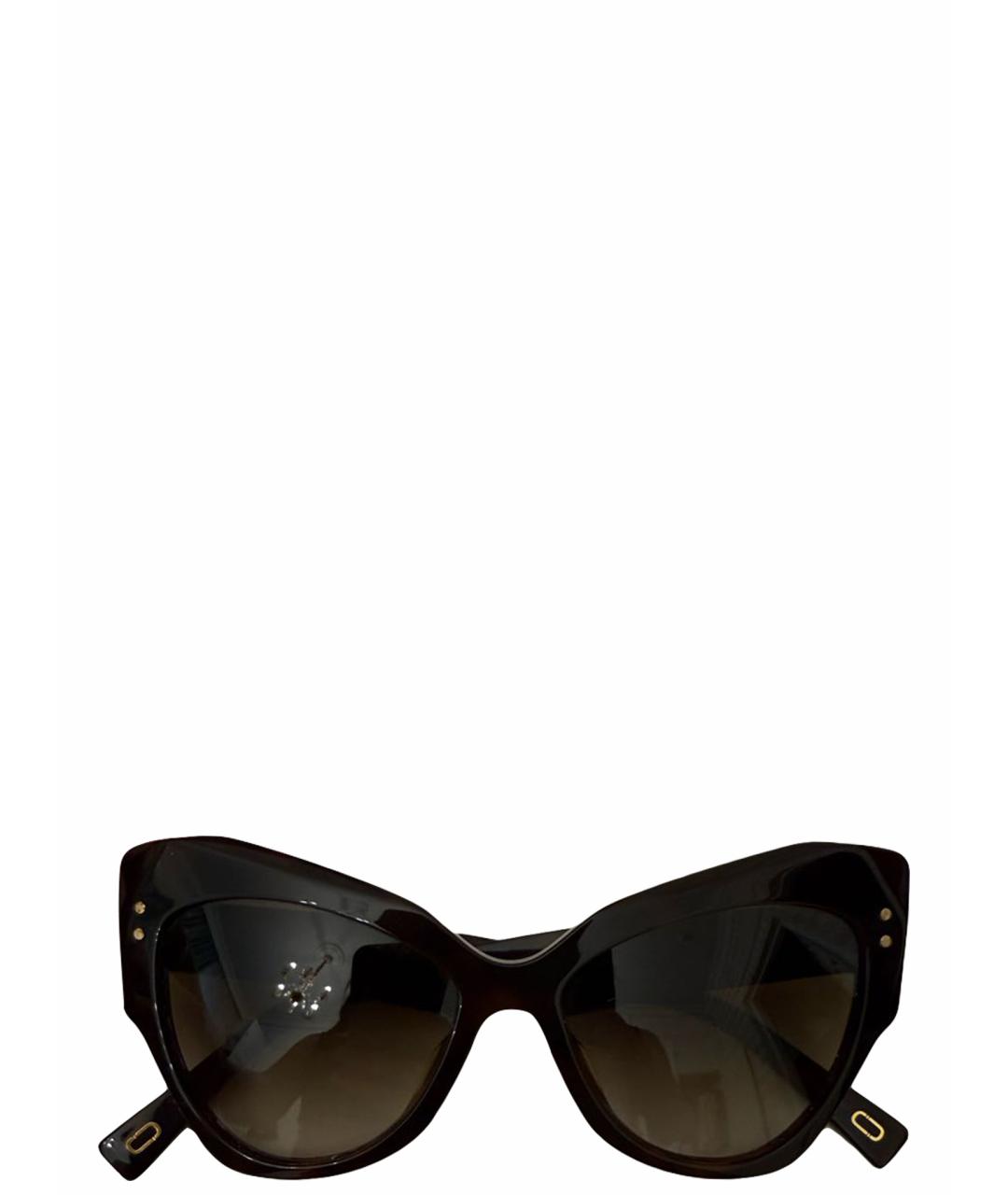 MARC JACOBS Коричневые пластиковые солнцезащитные очки, фото 1