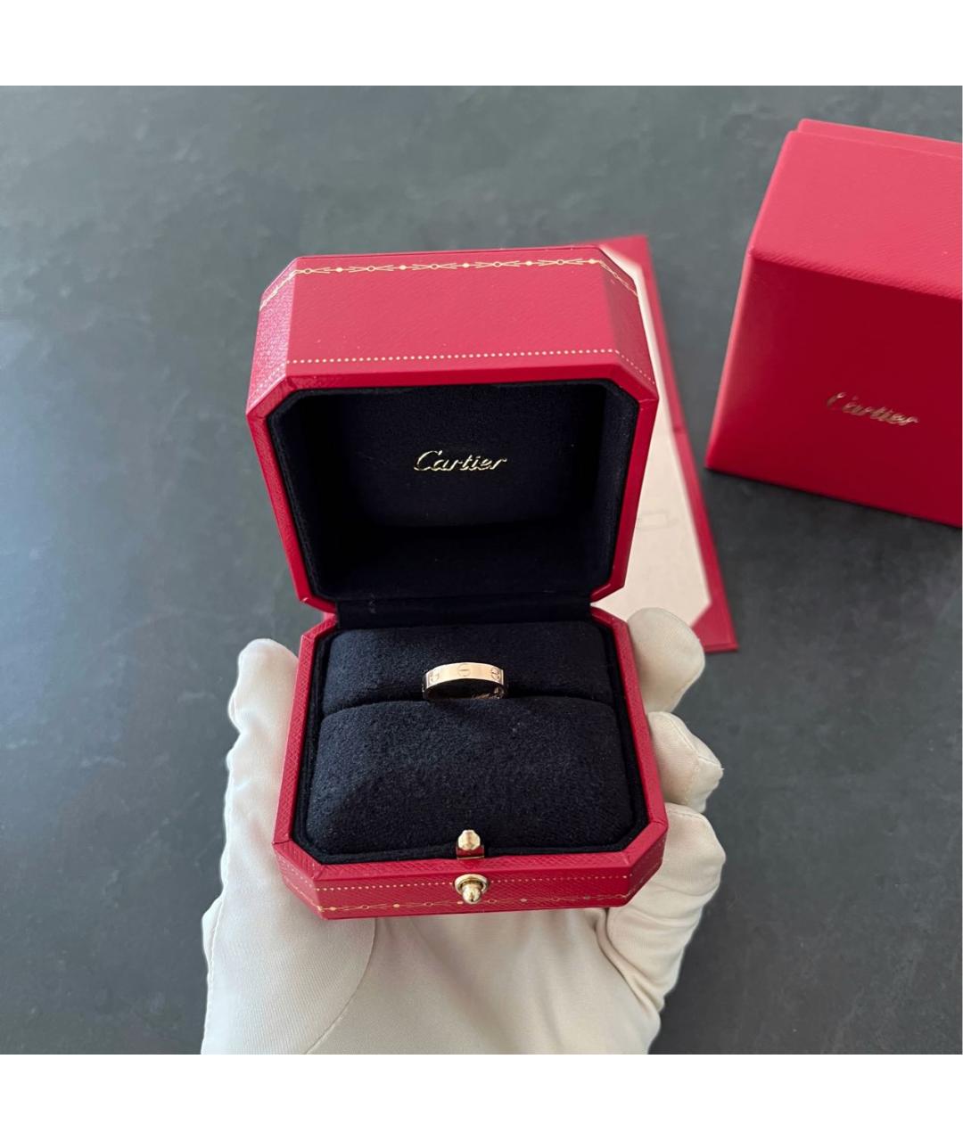 CARTIER Золотое кольцо из розового золота, фото 4