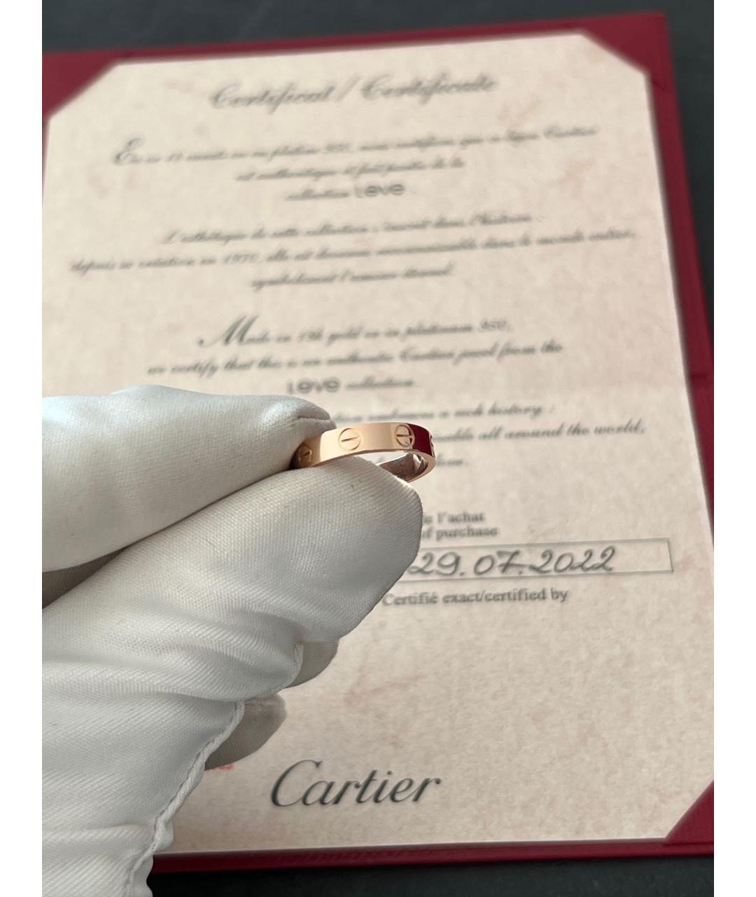 CARTIER Золотое кольцо из розового золота, фото 6
