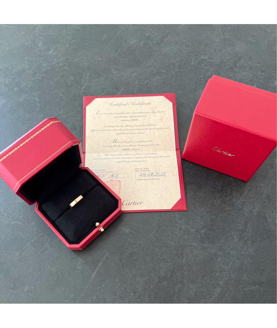 CARTIER Золотое кольцо из розового золота, фото 2