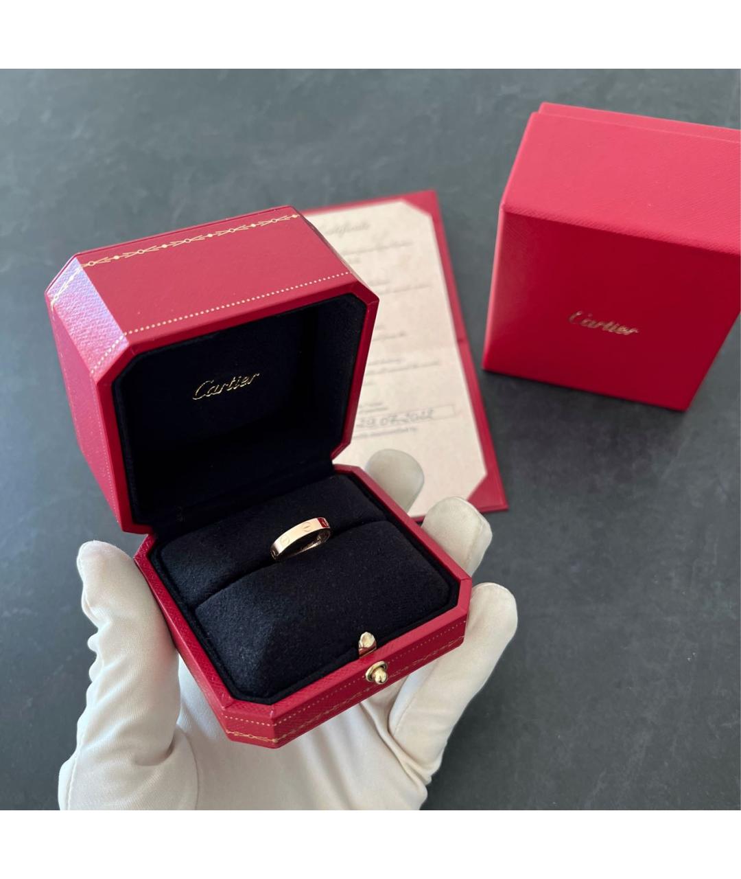 CARTIER Золотое кольцо из розового золота, фото 3