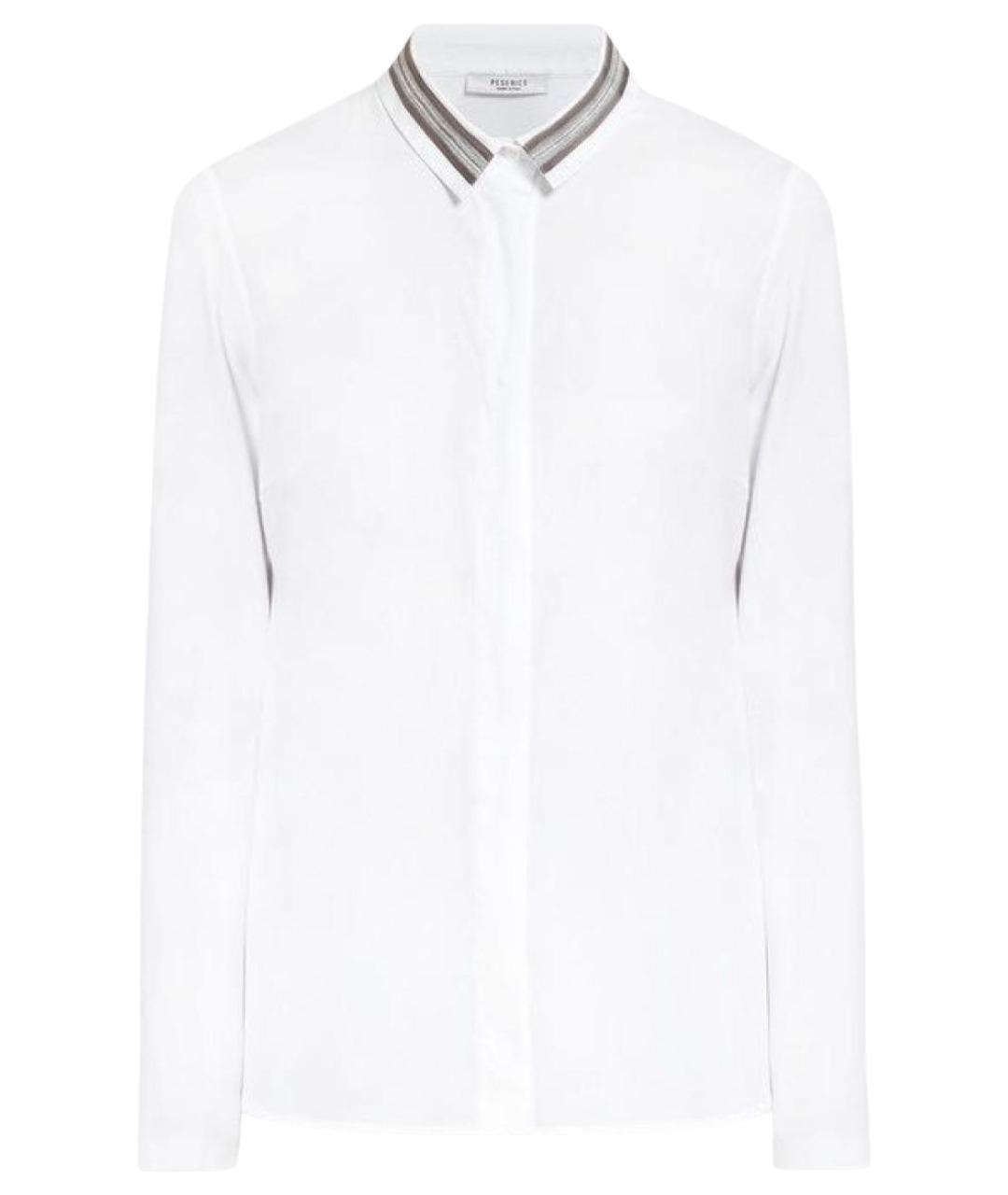 PESERICO Белая хлопковая рубашка, фото 1