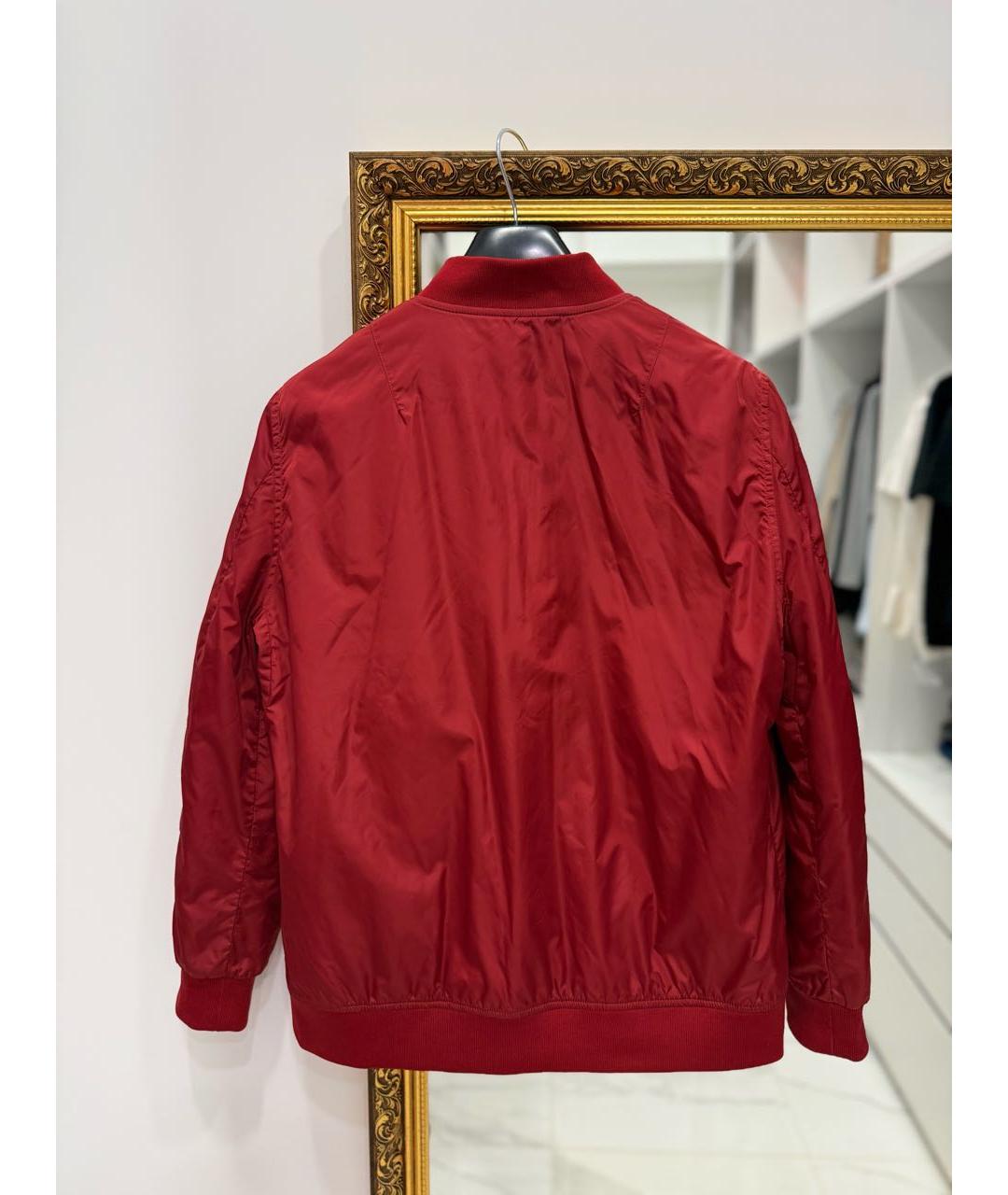 GOLDEN GOOSE DELUXE BRAND Бордовая куртка, фото 6