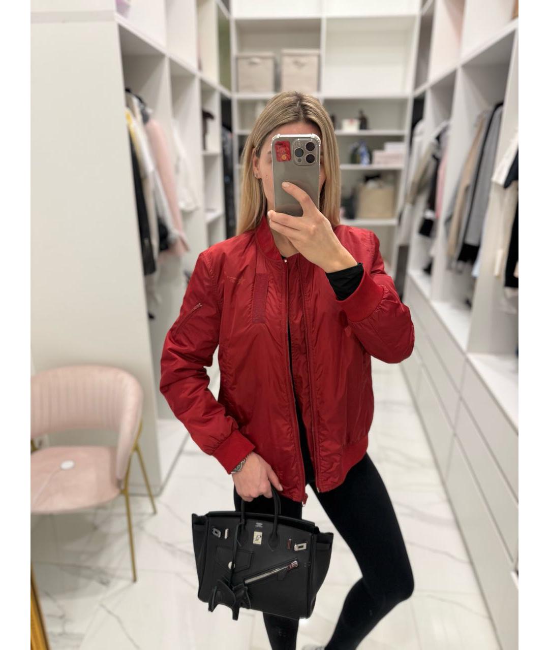 GOLDEN GOOSE DELUXE BRAND Бордовая куртка, фото 4