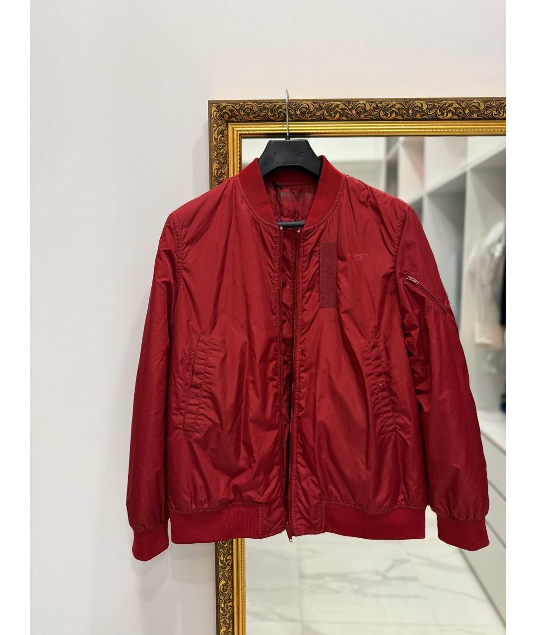 GOLDEN GOOSE DELUXE BRAND Бордовая куртка, фото 2