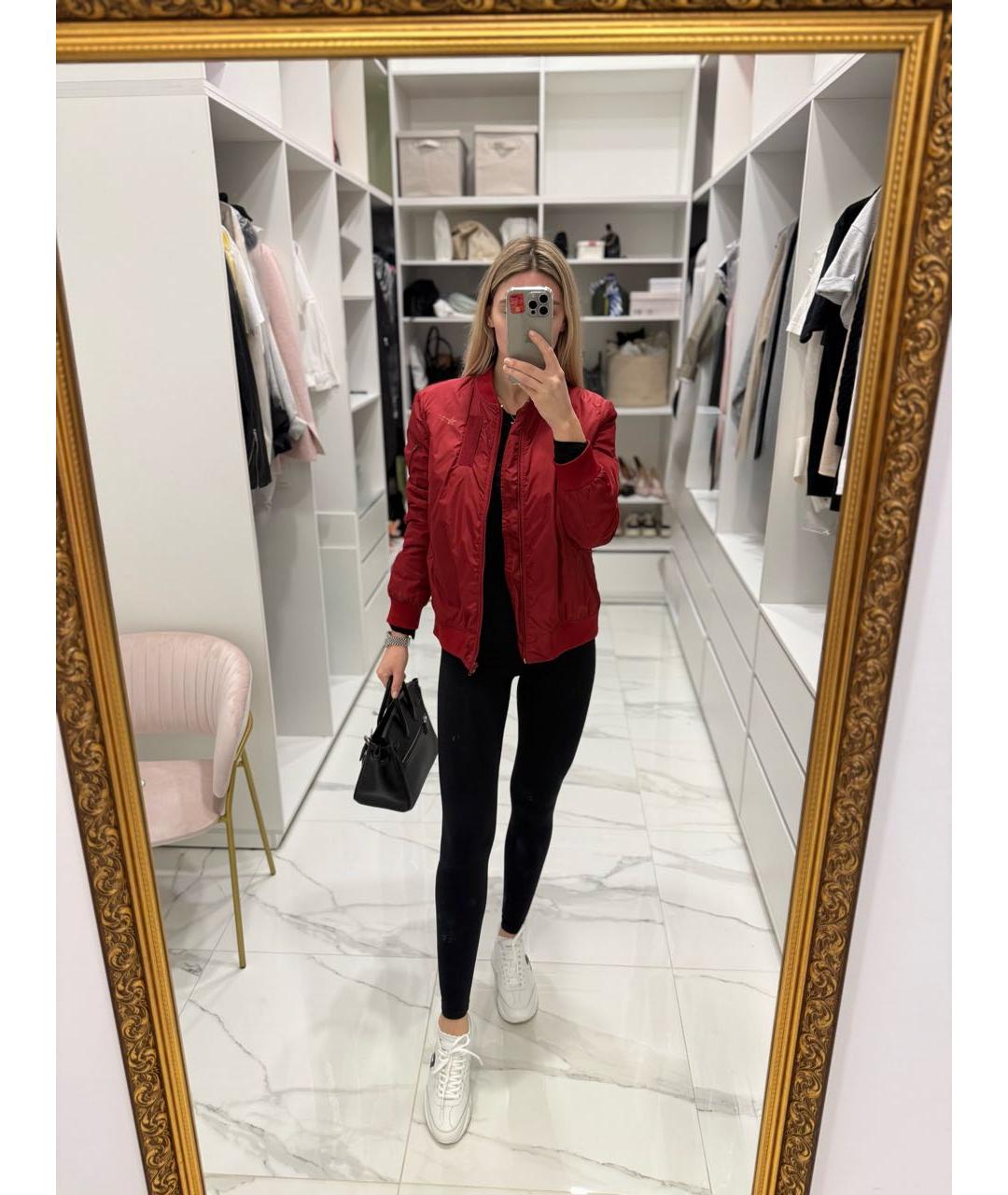 GOLDEN GOOSE DELUXE BRAND Бордовая куртка, фото 3