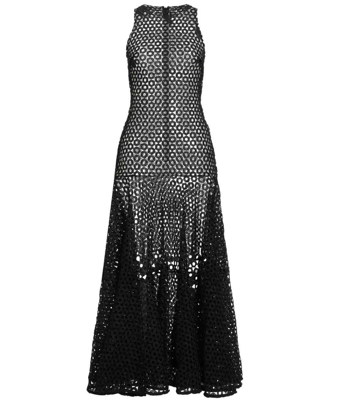 DAVID KOMA Черное полиэстеровое коктейльное платье, фото 1