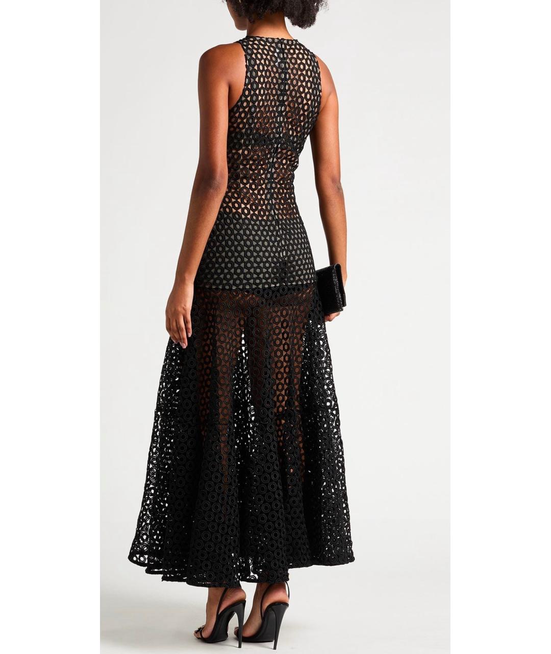 DAVID KOMA Черное полиэстеровое коктейльное платье, фото 3