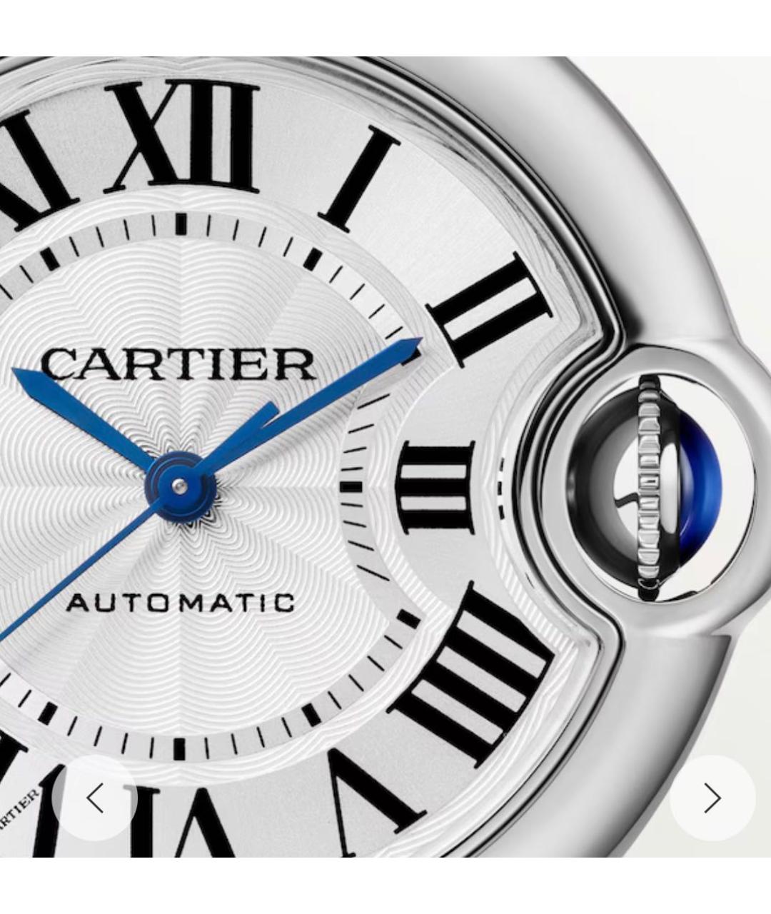 CARTIER Серебряные металлические часы, фото 3