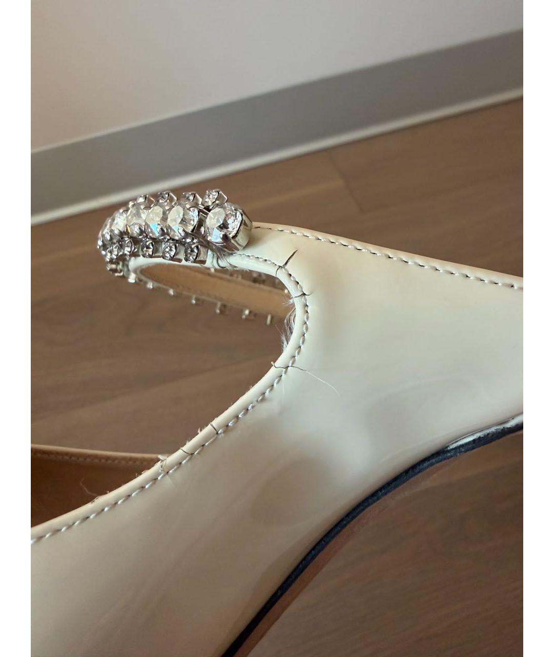 JIMMY CHOO Мюли из лакированной кожи, фото 8