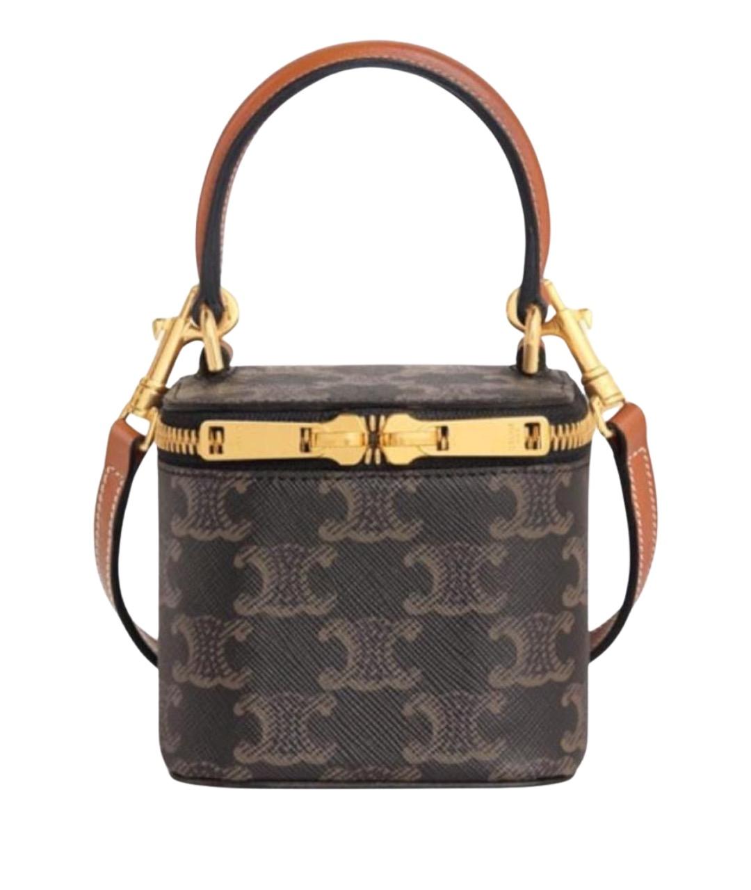 CELINE Коричневая сумка через плечо, фото 1