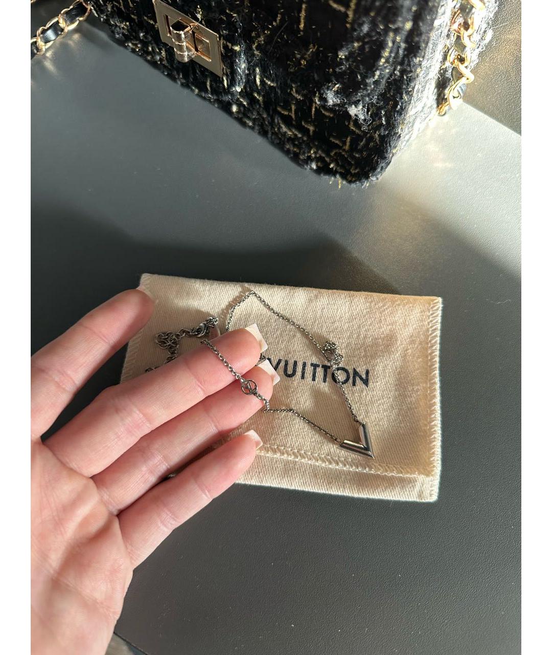 LOUIS VUITTON Серебрянный с серебряным покрытием кулон, фото 5