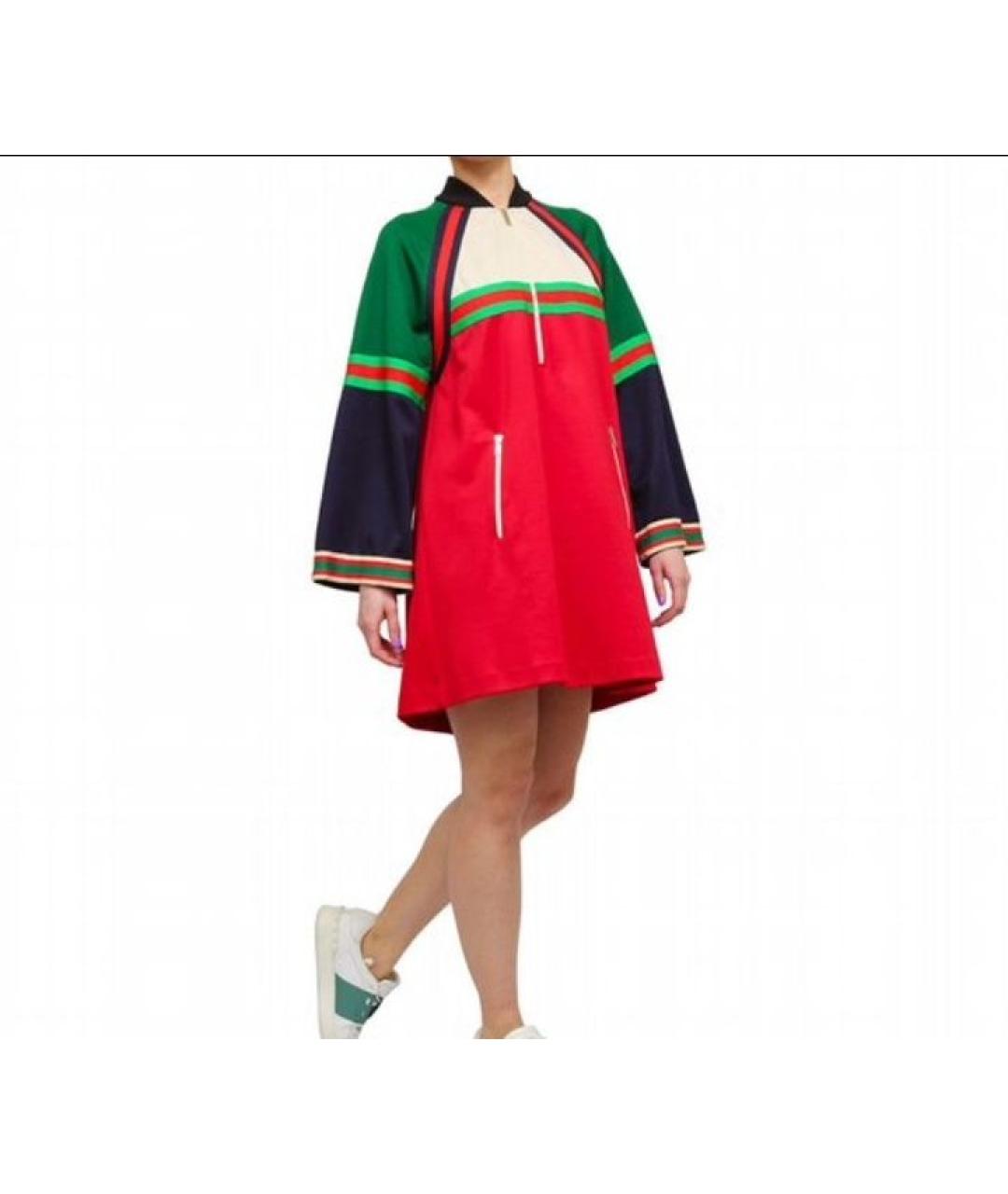 GUCCI Мульти повседневное платье, фото 7