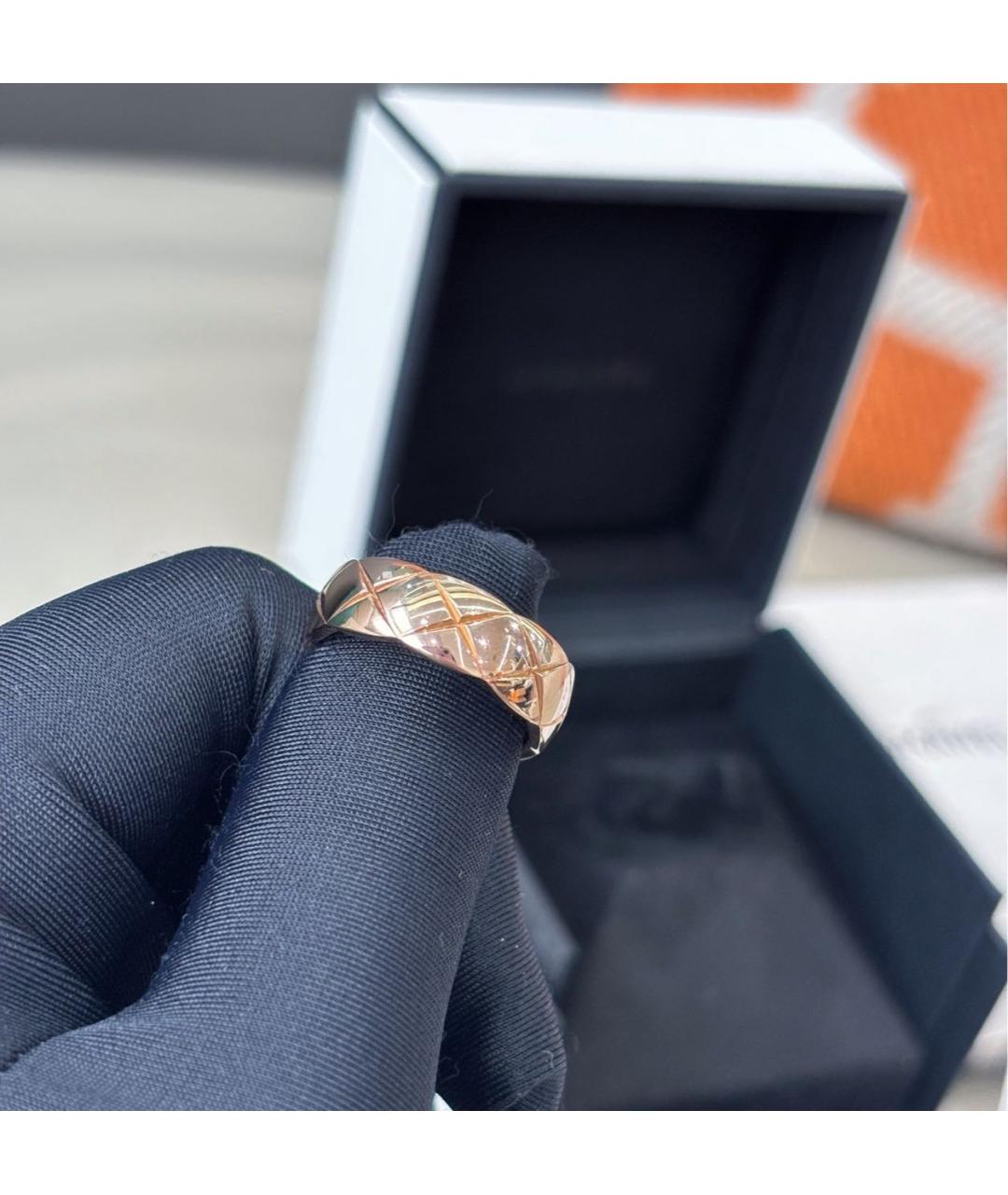 CHANEL Золотое кольцо из розового золота, фото 3