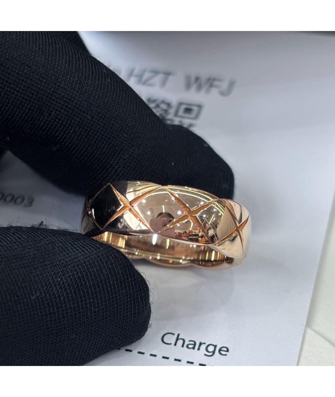 CHANEL Золотое кольцо из розового золота, фото 4