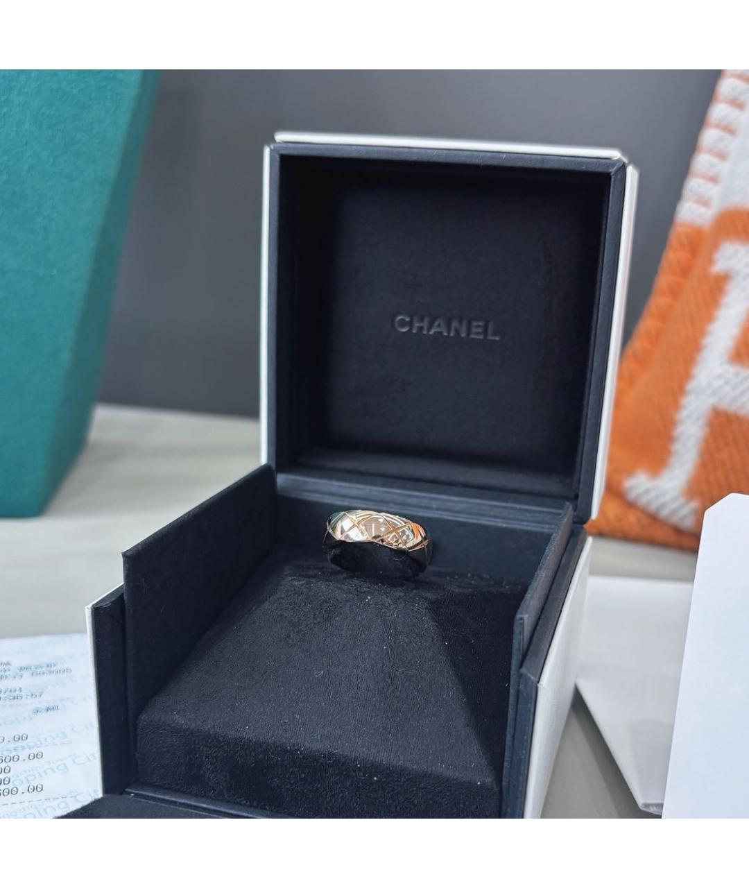 CHANEL Золотое кольцо из розового золота, фото 2