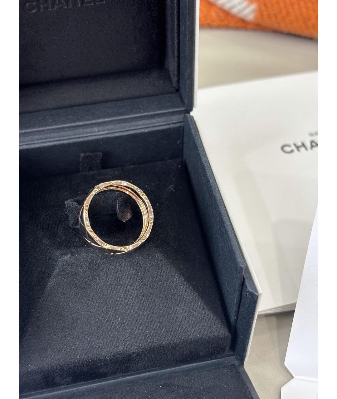 CHANEL Золотое кольцо из розового золота, фото 6