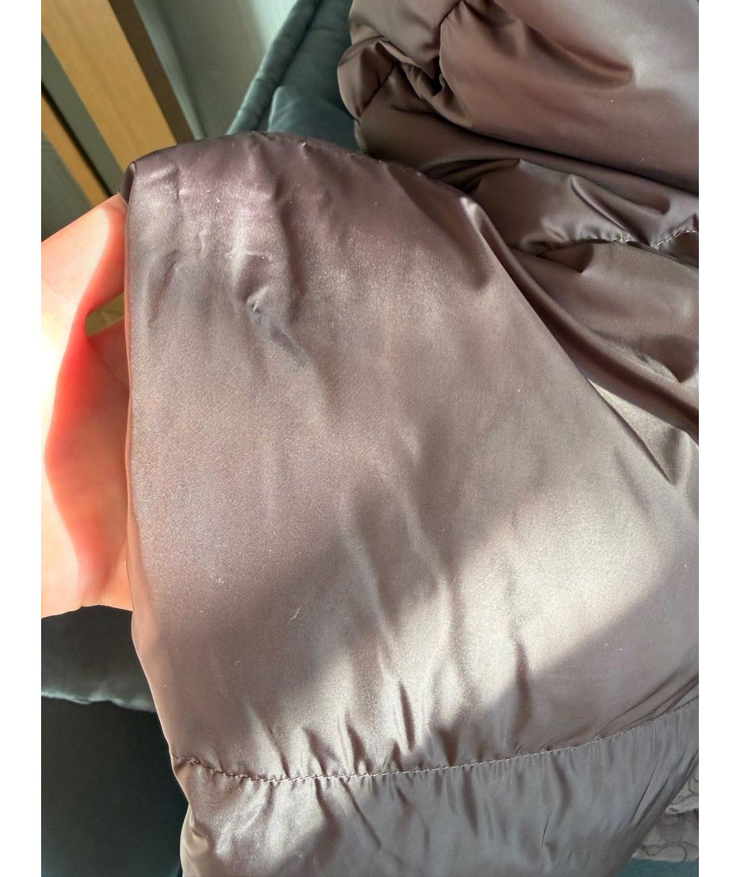 COACH Коричневая полиэстеровая куртка, фото 5